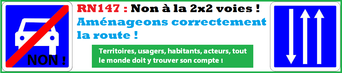 Aménageons justement les nationales 147 & 149 !