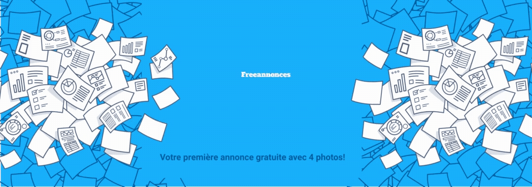 Votre annonce gratuite parution 1 mois inscription obligatoire.