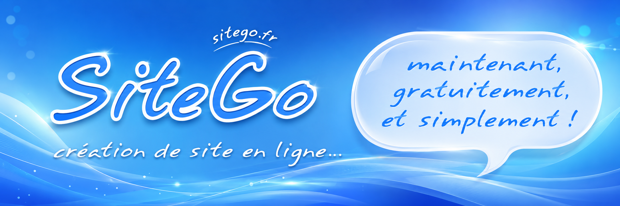 Créer un site gratuitement avec SiteGo